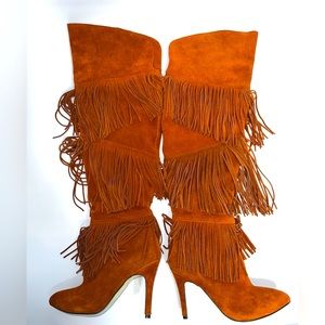 Chinese Laundry Suede Heeled Boots